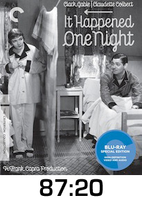 It Happened One Night Bluray Review