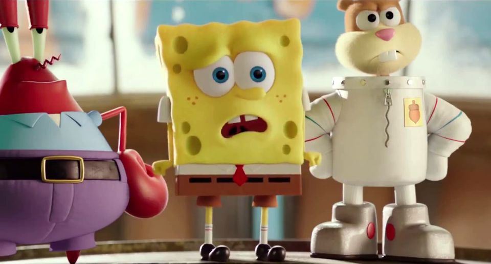 Now in your Happy Meals, Movie-Appropriate Spongebob Action Figures!