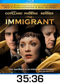 The Immigrant Bluray Review