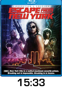 Escape From New York Bluray Review