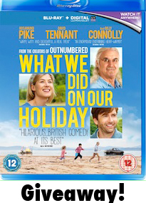 What We Did On Our Holiday Bluray Giveaway