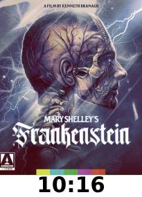 Mary Shelly's Frankenstein 4k Review