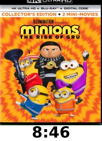Minions: The Rise of Gru 4k Review