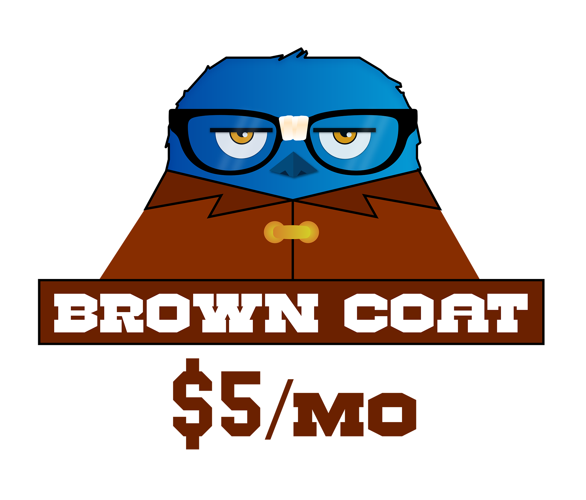 Brown Coat Subscription Graphic