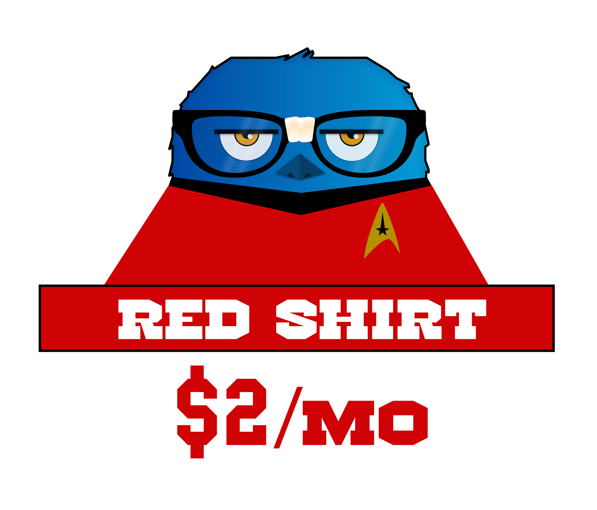 Red Shirt Subscription Graphic