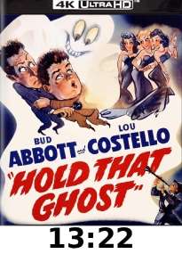 Hold That Ghost 4k review